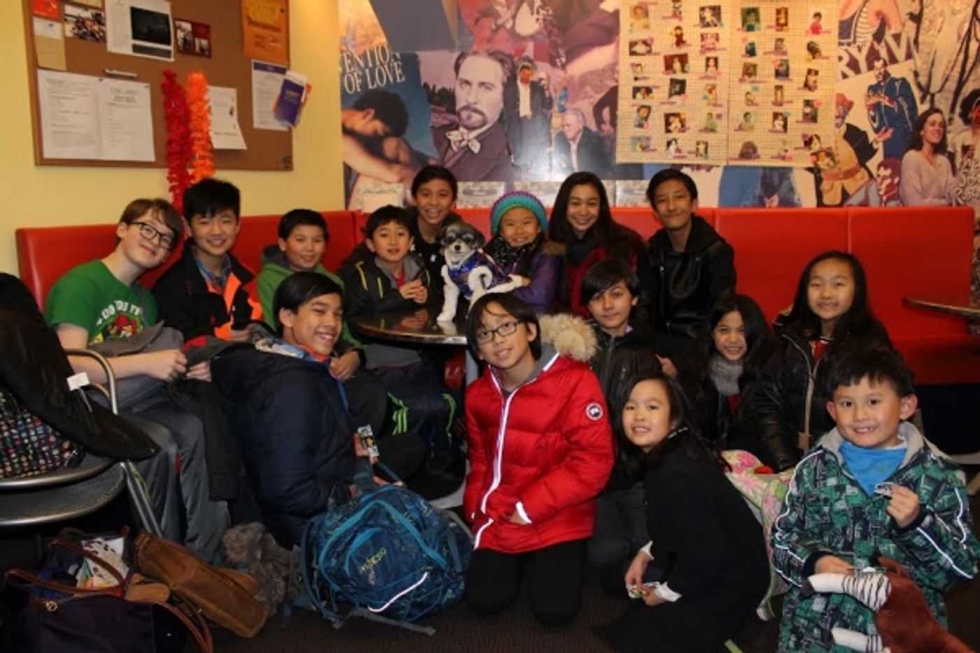 Photo Flash: Tinkerbelle the Dog Visits Hoon Lee and More at THE KING AND I  Image