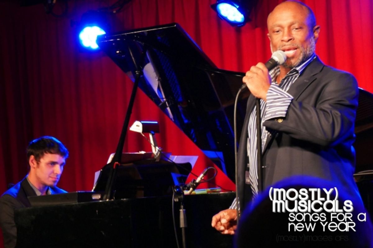 The irrepressible Jeffrey Polk reminds the New Yearsâ€ crowd that â€˜The Best Is Yet to Comeâ€ at 