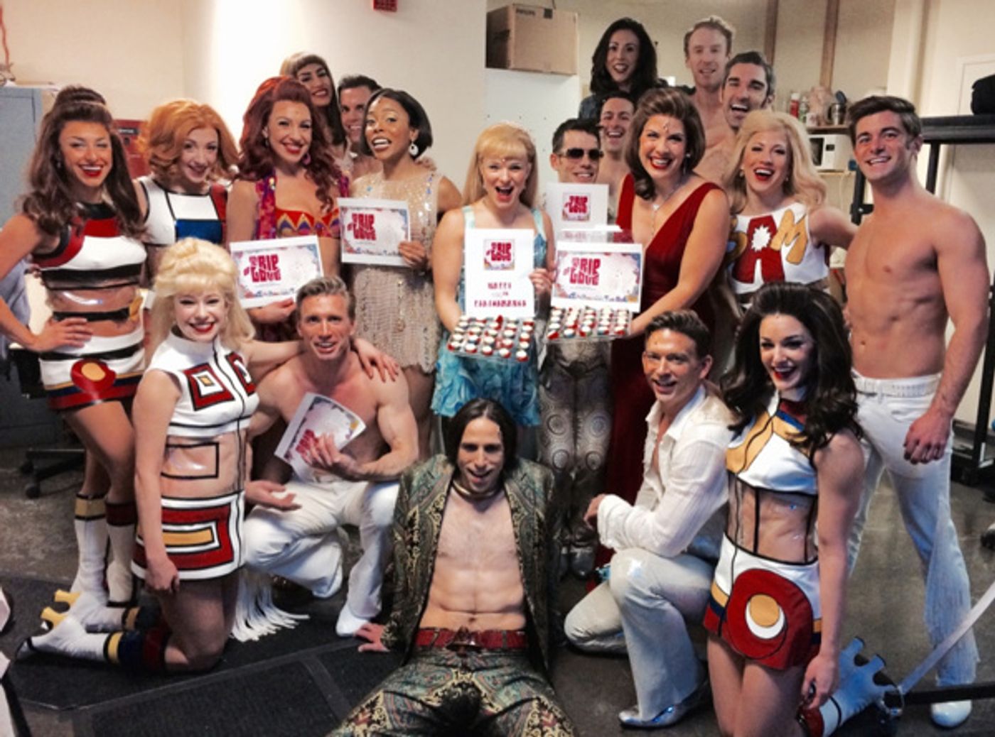 Photo Flash: TRIP OF LOVE Goes Tie-Dye for 100 Performances Celebration Photo Flash: TRIP OF LOVE Goes Tie-Dye for 100 Performances Celebration Image