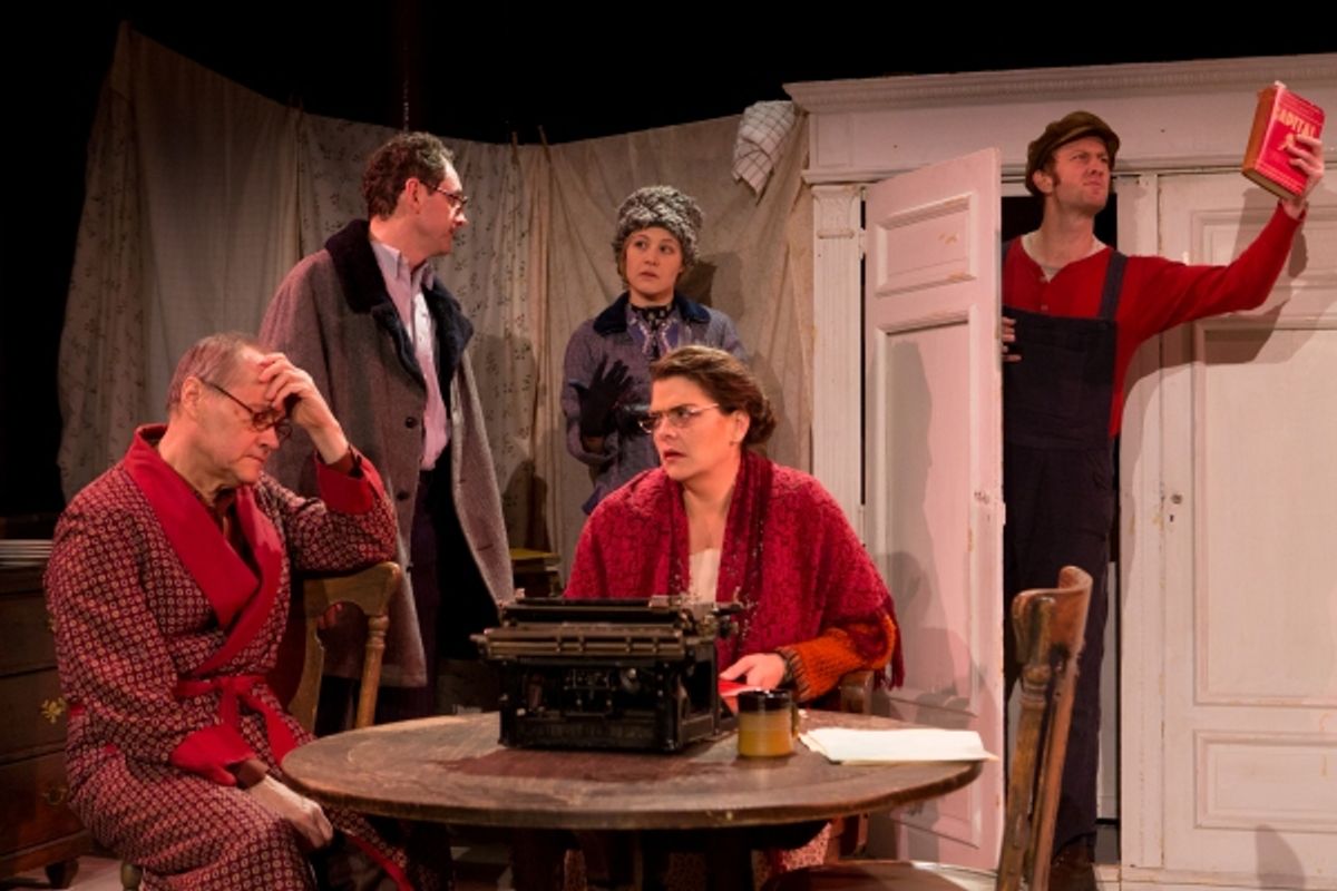 Collaborators ensemble: Edward Prostak, Brian J. Carter, Erin Biernard, Jessica Levesque (seated) and Joshua R. Pyne at 