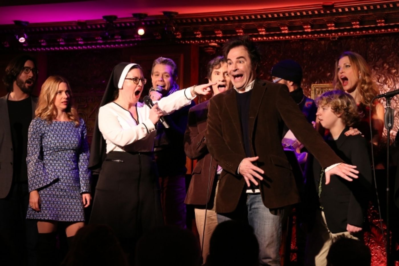 Photo Coverage: Take Cover- The Cast of DISASTER! Meets the Press!  Image