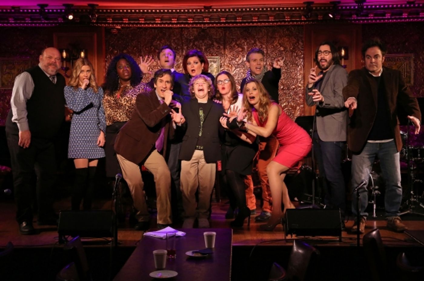 Photo Coverage: Take Cover- The Cast of DISASTER! Meets the Press!  Image