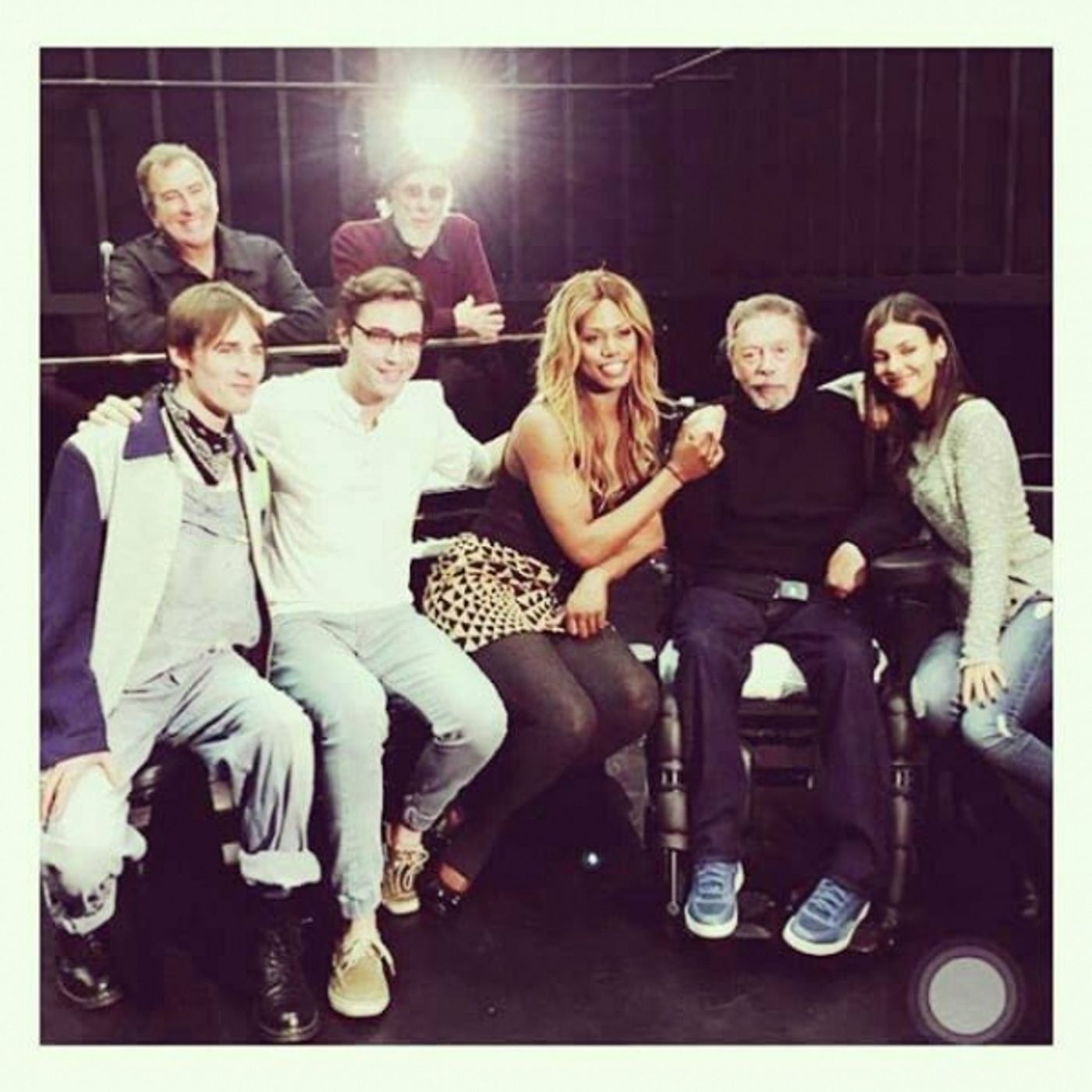 Photo Flash: They're Going Home! Inside Rehearsal for Fox's 'ROCKY HORROR' with Laverne Cox, Tim Curry & More  Image