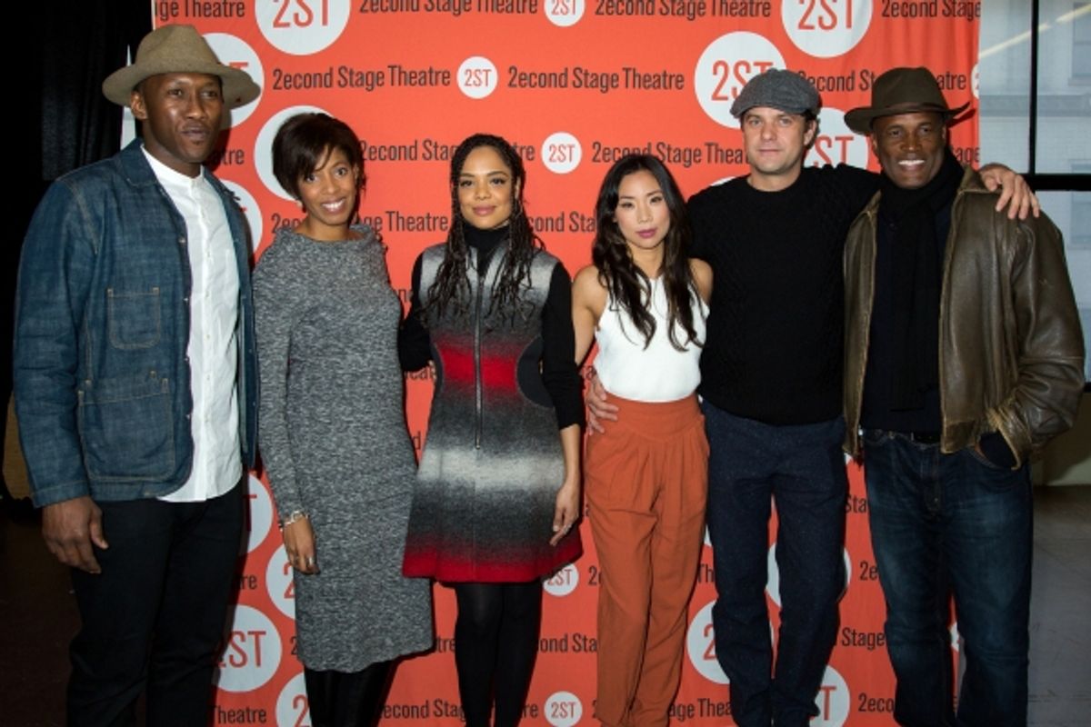 Mahershala Ali, Lydia R. Diamond, Tessa Thompson, Anne Son, Joshua Jackson, Kenny Leon at 