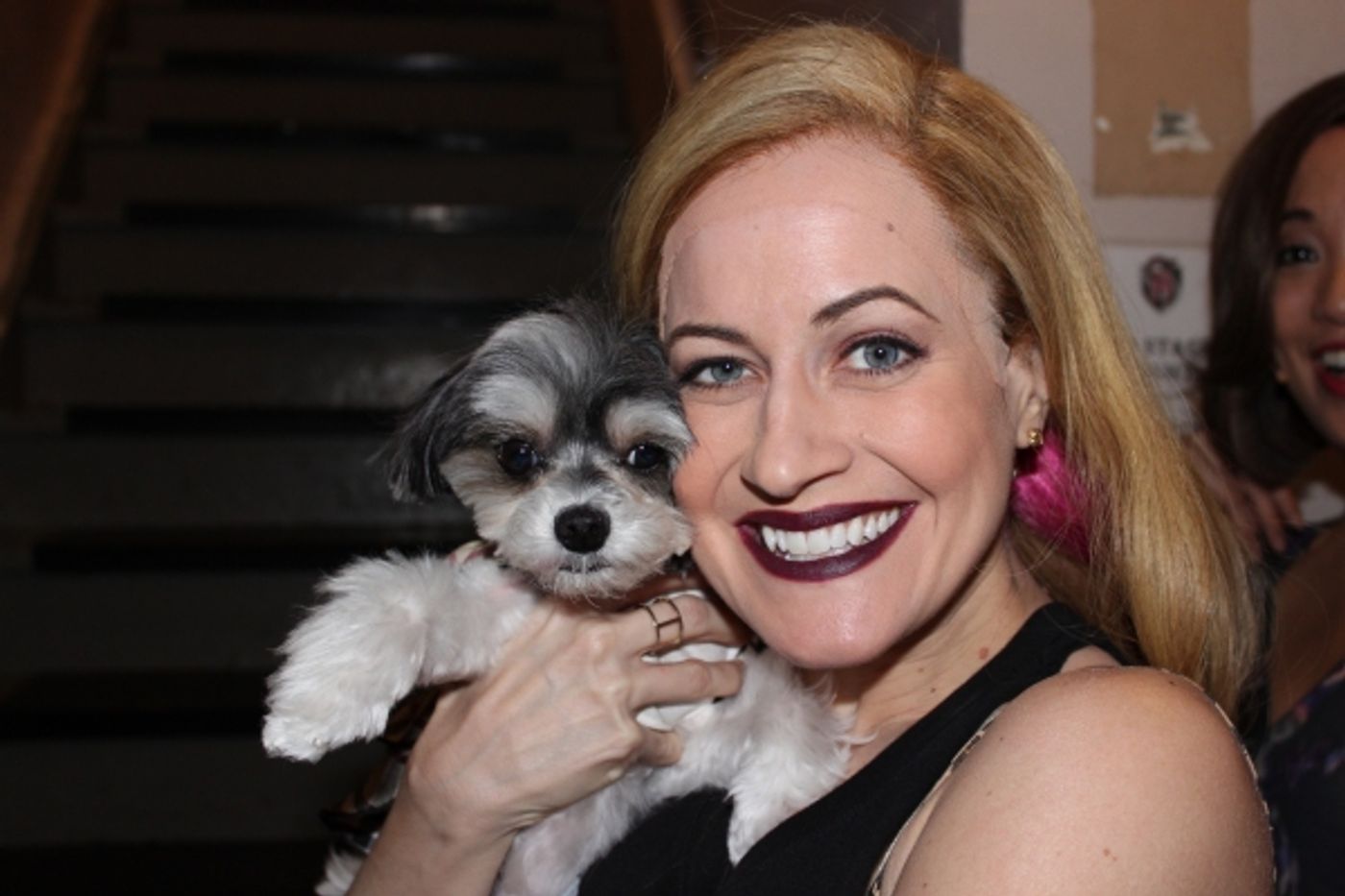 Photo Flash: Tinkerbelle the Dog Visits SCHOOL OF ROCK on Broadway  Image