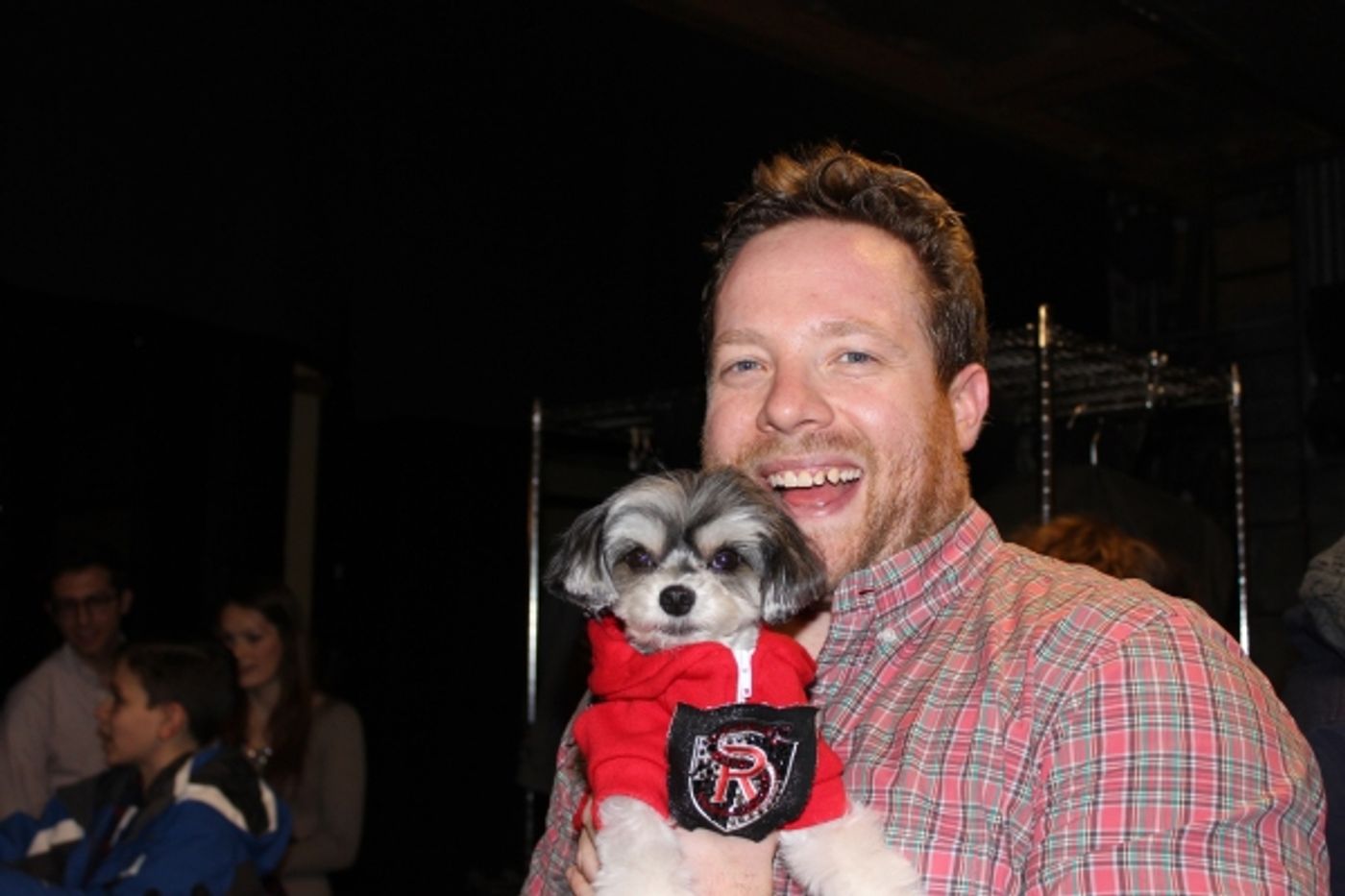 Photo Flash: Tinkerbelle the Dog Visits SCHOOL OF ROCK on Broadway  Image