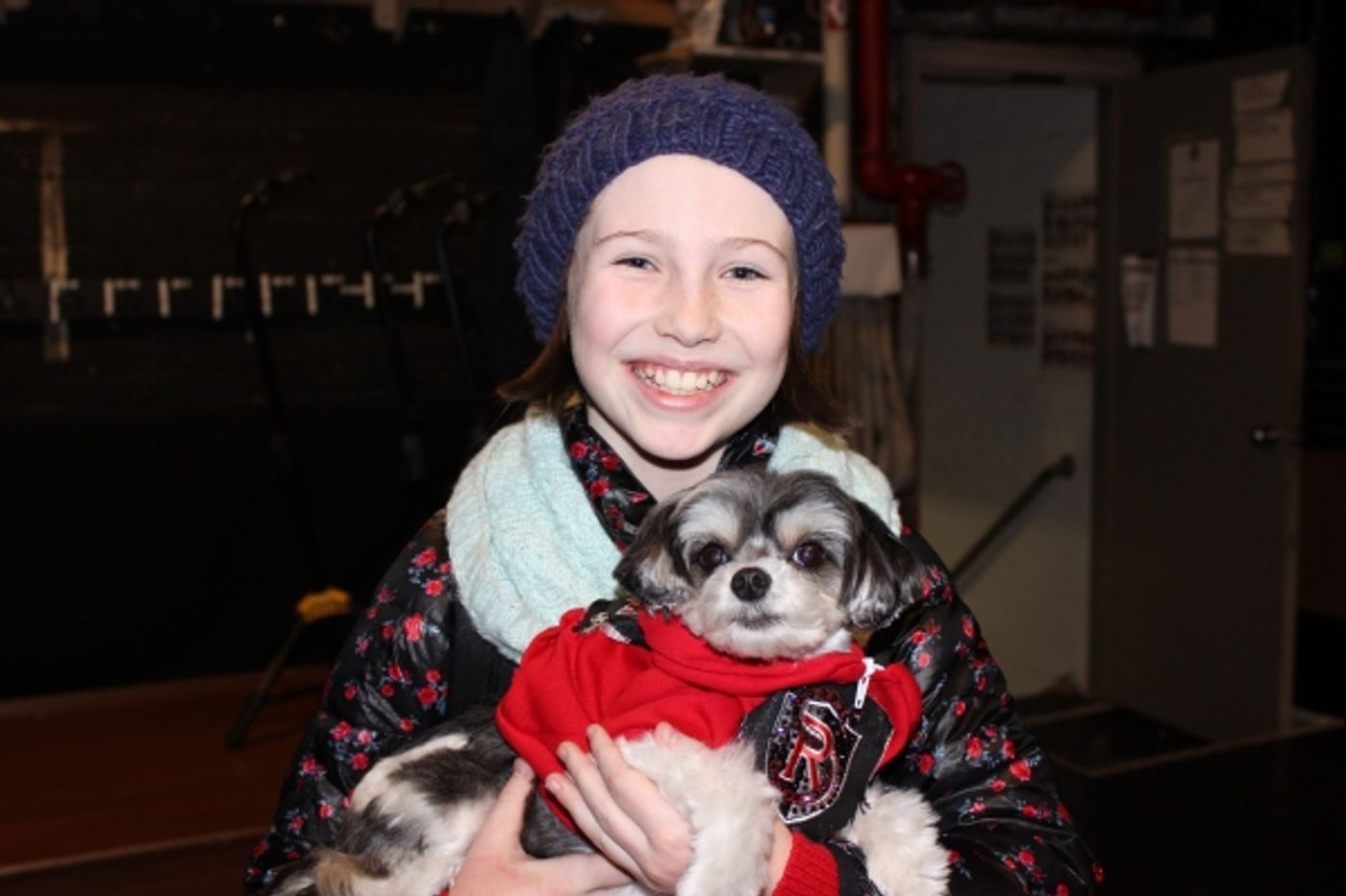 Photo Flash: Tinkerbelle the Dog Visits SCHOOL OF ROCK on Broadway  Image