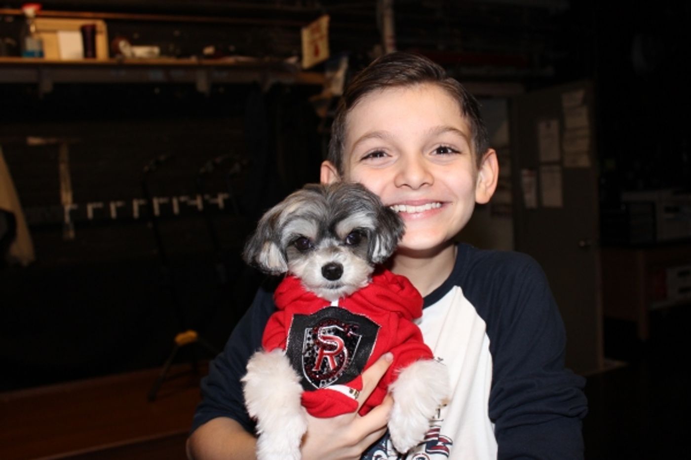 Photo Flash: Tinkerbelle the Dog Visits SCHOOL OF ROCK on Broadway  Image