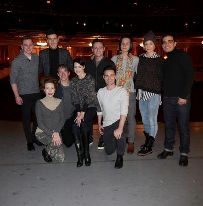 Back: Matthew Pagan of Collabro, Jamie Lambert of Collabro, Max von Essen, Thomas J.  Photo