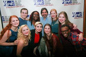York''s Associate Artistic Director and Director of Education, Michael Unger (center) with the 2016 College Winter Intensive Students (clockwise, left to right): Katherine Wolff, Andrew Clark, Samantha Richards, Rachel Rival, Arielle Firestone, Joshua Jam @ BroadwayWorld York''s Associate Artistic Director and Director of Education, Michael Unger (center) Photo