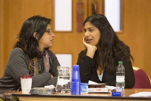 Playwright Lolita Chakrabarti and Indhu Rubasingham (Director) Photo