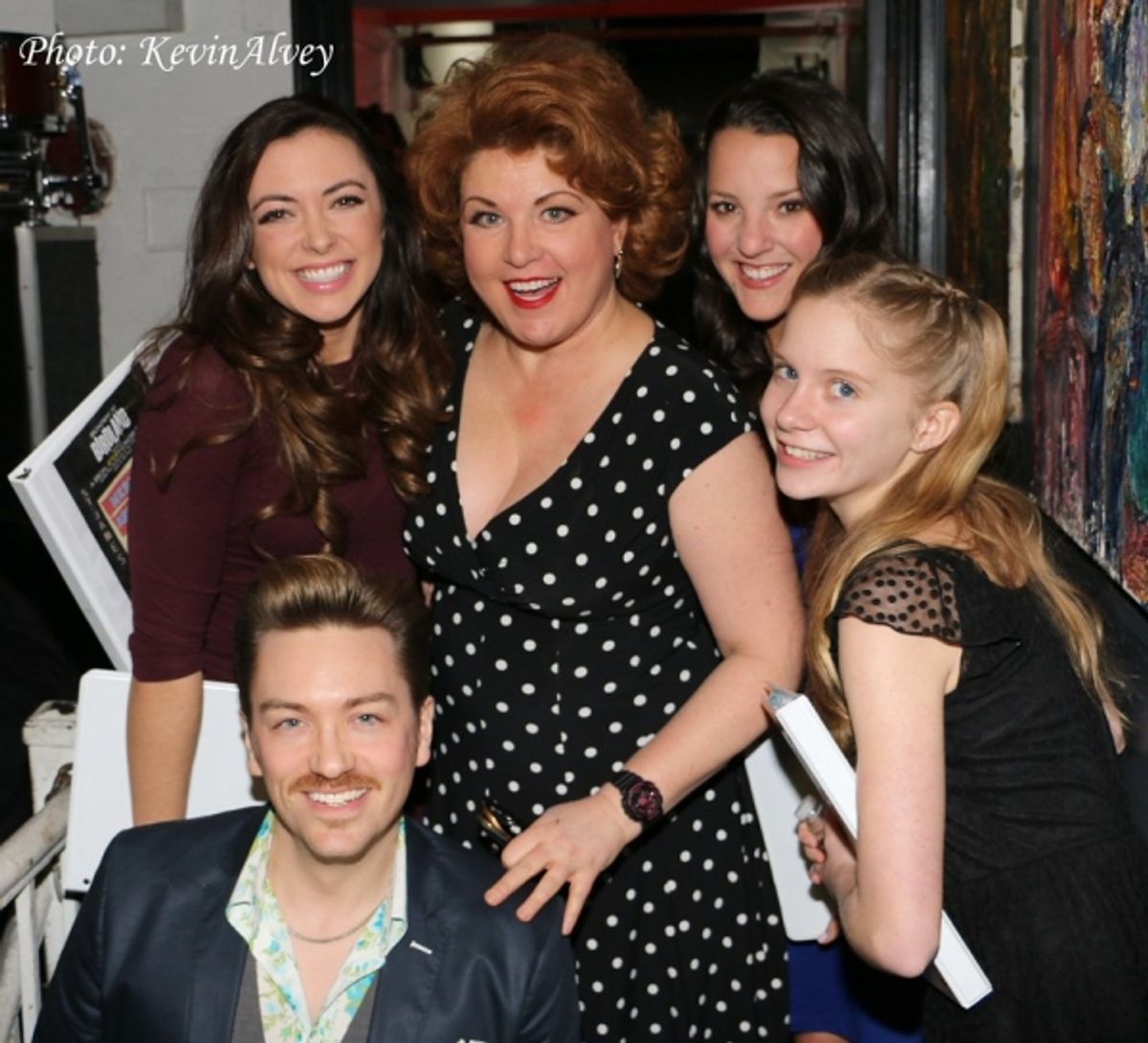 Desi Oakley, Klea Blackhurst, Sarah Sesler, Elizabeth Teeter and Brian Charles Rooney at 