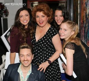 Desi Oakley, Klea Blackhurst, Sarah Sesler, Elizabeth Teeter and Brian Charles Rooney Photo