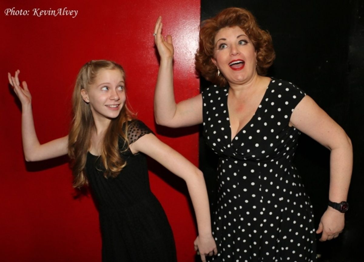 Elizabeth Teeter and Klea Blackhurst at 