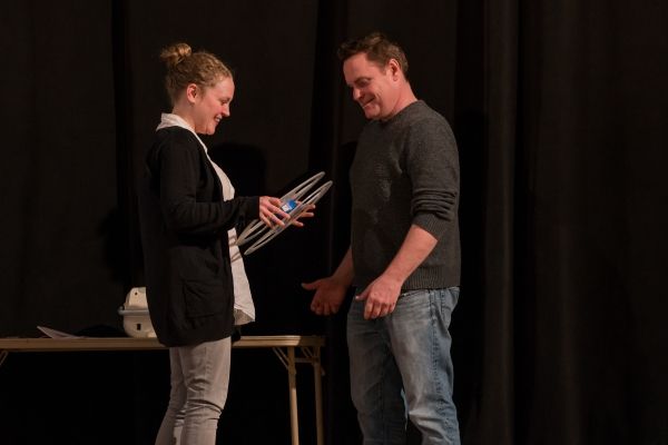 Caroline Neff (Rose) and Danny McCarthy (Sam)  Photo