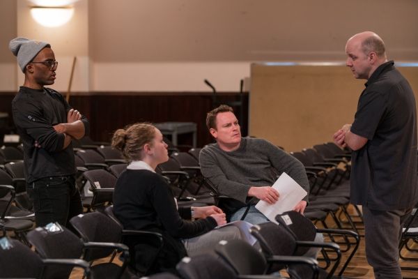 Travis Turner (Avery), Caroline Neff (Rose), Danny McCarthy (Sam) and  Dexter Bullard Photo