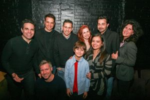 ack row, l-r: Mario Cantone, Ralph Macchio, playwright and Charles Messina, Joli Tribuzio, Johnny Tammaro, Liza Vann; front row, Artistic Tony Speciale, Nico Bustamante, and Kendra Jain @ BroadwayWorld ack row, l-r: Mario Cantone, Ralph Macchio, playwright and Charles Messina, Joli Tri Photo