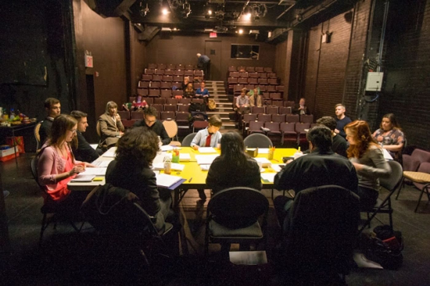 Photo Flash: Mario Cantone, Ralph Macchio & More in Rehearsal for A ROOM OF MY OWN Off-Broadway  Image