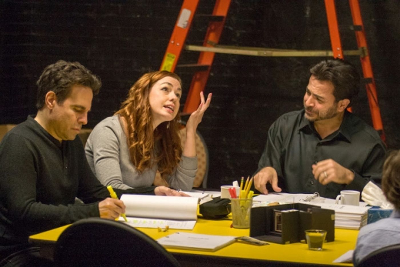 Photo Flash: Mario Cantone, Ralph Macchio & More in Rehearsal for A ROOM OF MY OWN Off-Broadway  Image