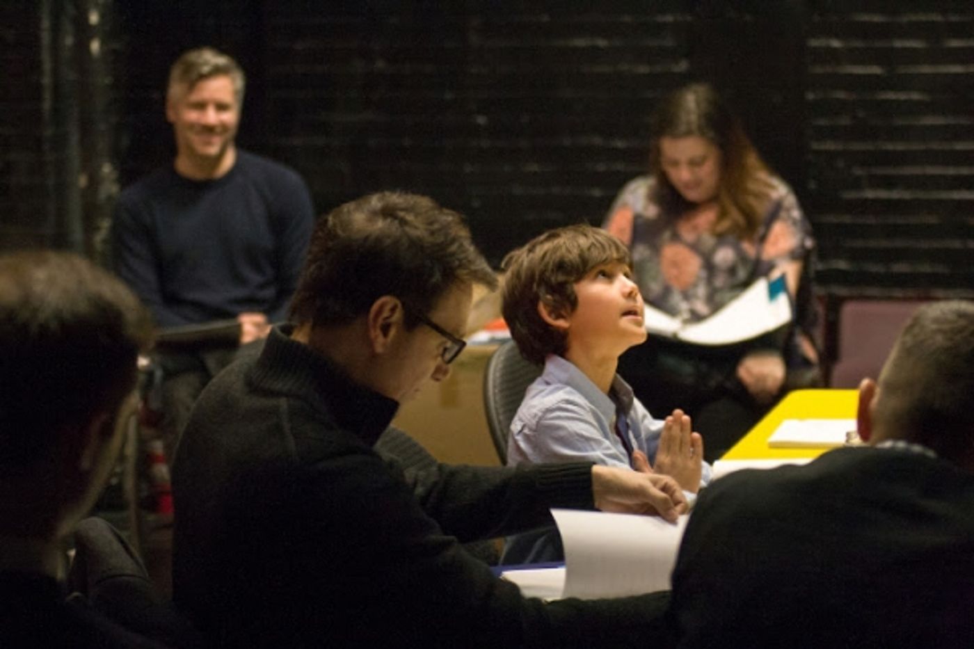 Photo Flash: Mario Cantone, Ralph Macchio & More in Rehearsal for A ROOM OF MY OWN Off-Broadway  Image