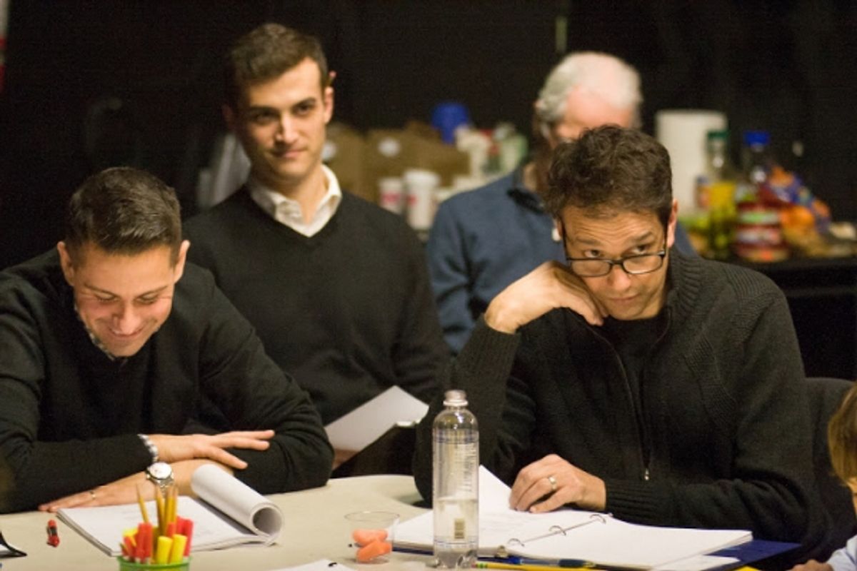 Charles Messina Cory Herman and Ralph Macchio at 