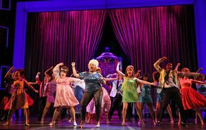 E. Faye Butler (front, center and blonde) leads the cast as Motormouth Maybelle @ BroadwayWorld E. Faye Butler (front, center and blonde) leads the cast as Motormouth Maybelle Photo