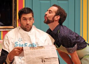 Conor Riordan Martin as Mikey and Michael Wood as Tony Photo