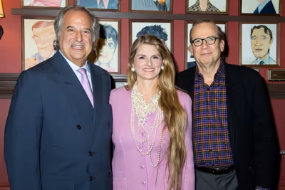 Stewart F. Lane, Bonnie Comley, Barry Grove Photo