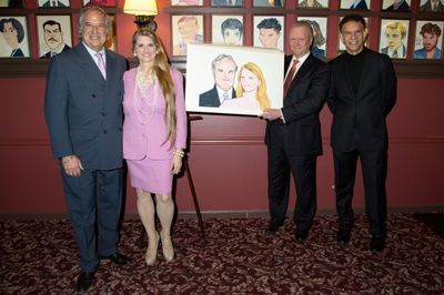 Stewart F. Lane, Bonnie Comley, Max Klimavicius, Brian Stokes Mitchell Photo