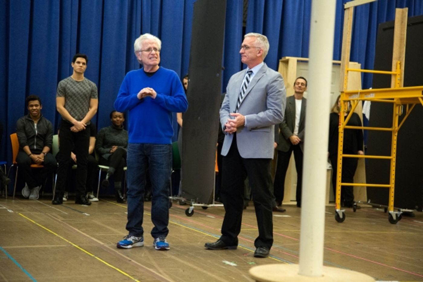 Photo Coverage: Go Inside Rehearsal with Robert De Niro and the Cast of Paper Mill's A BRONX TALE!  Image