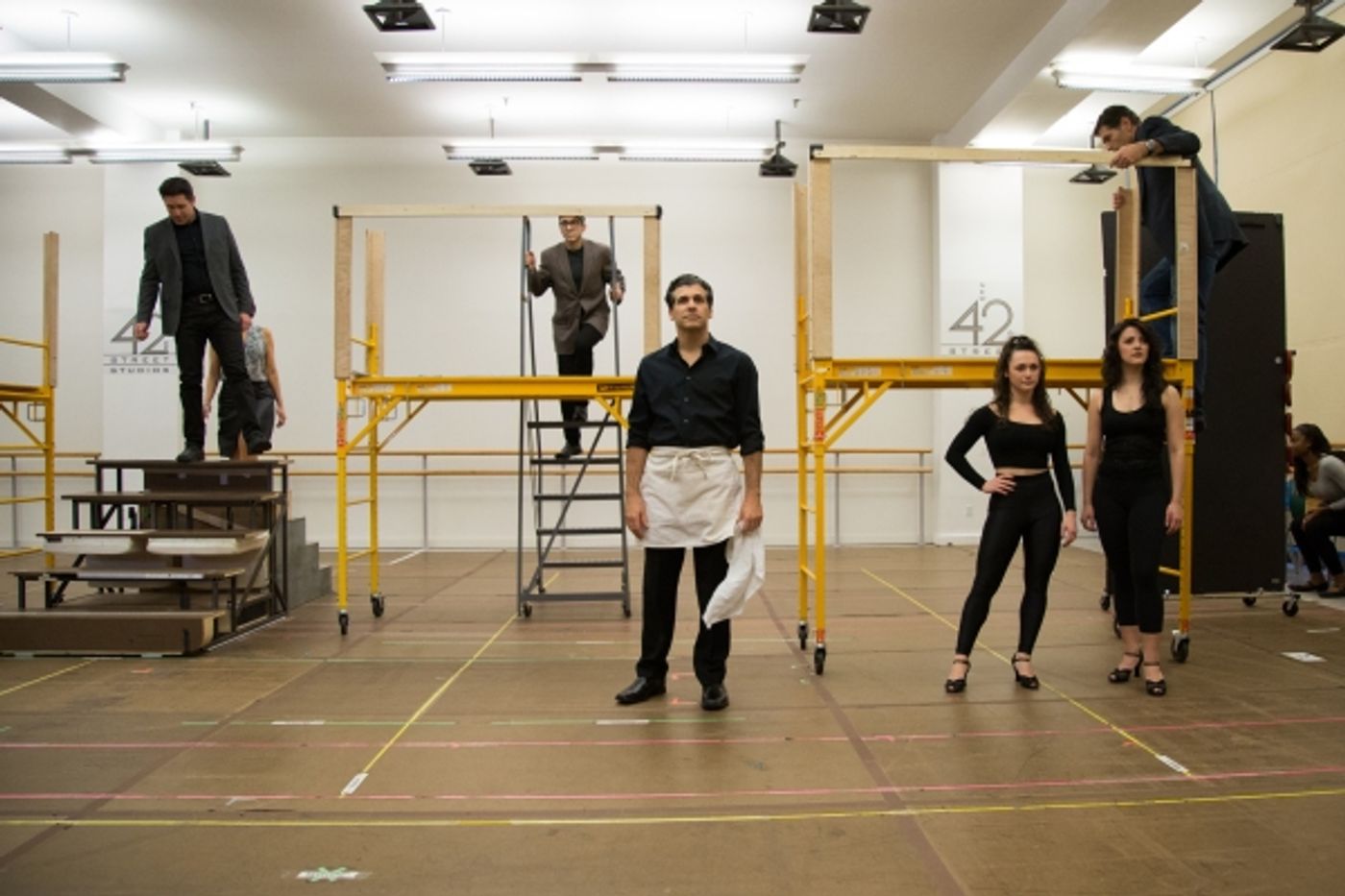 Photo Coverage: Go Inside Rehearsal with Robert De Niro and the Cast of Paper Mill's A BRONX TALE!  Image