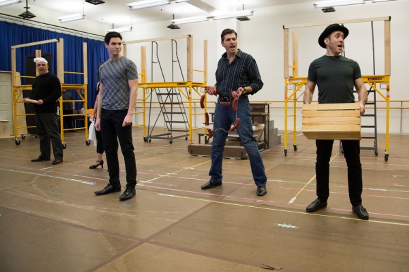Photo Coverage: Go Inside Rehearsal with Robert De Niro and the Cast of Paper Mill's A BRONX TALE!  Image