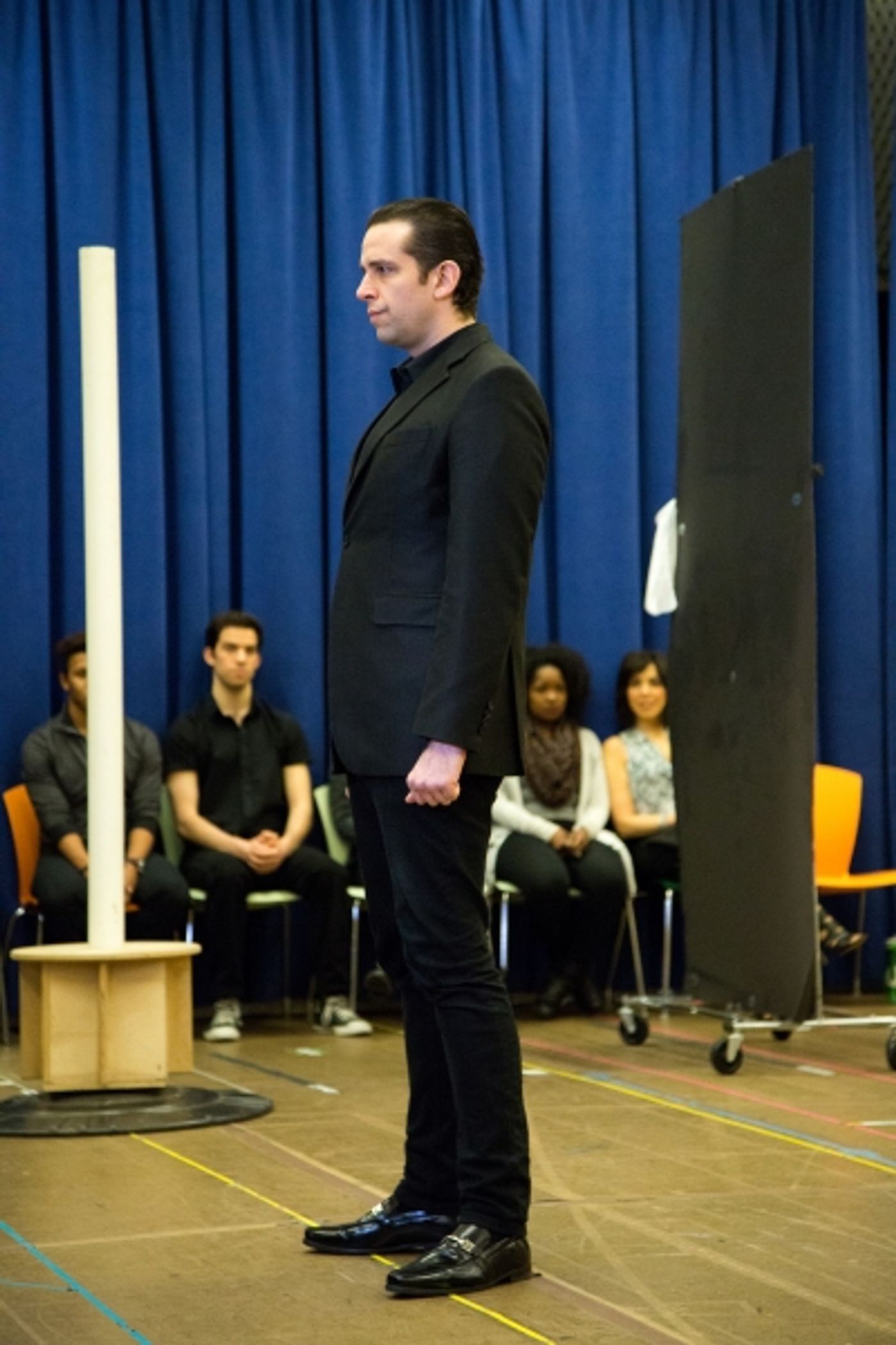 Photo Coverage: Go Inside Rehearsal with Robert De Niro and the Cast of Paper Mill's A BRONX TALE!  Image