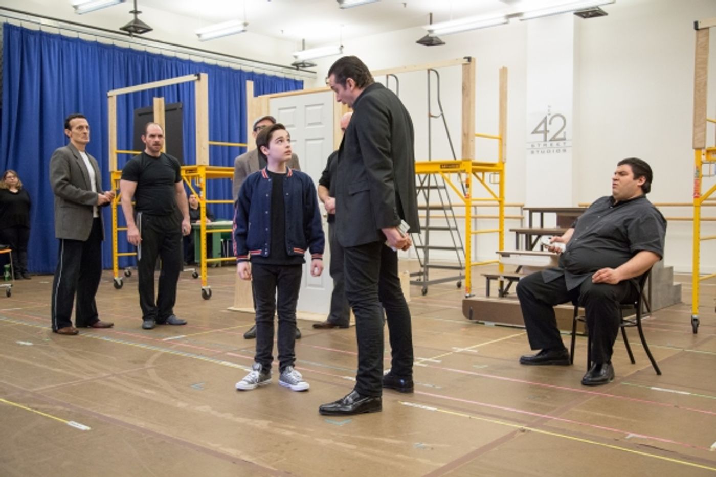 Photo Coverage: Go Inside Rehearsal with Robert De Niro and the Cast of Paper Mill's A BRONX TALE!  Image