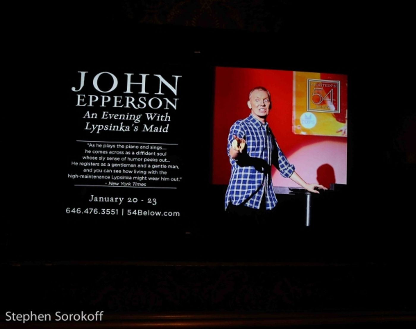Photo Coverage: John 'Lypsinka' Epperson Brings AN EVENING WITH LYPSINKA'S MAID to Feinstein's/54 Below  Image