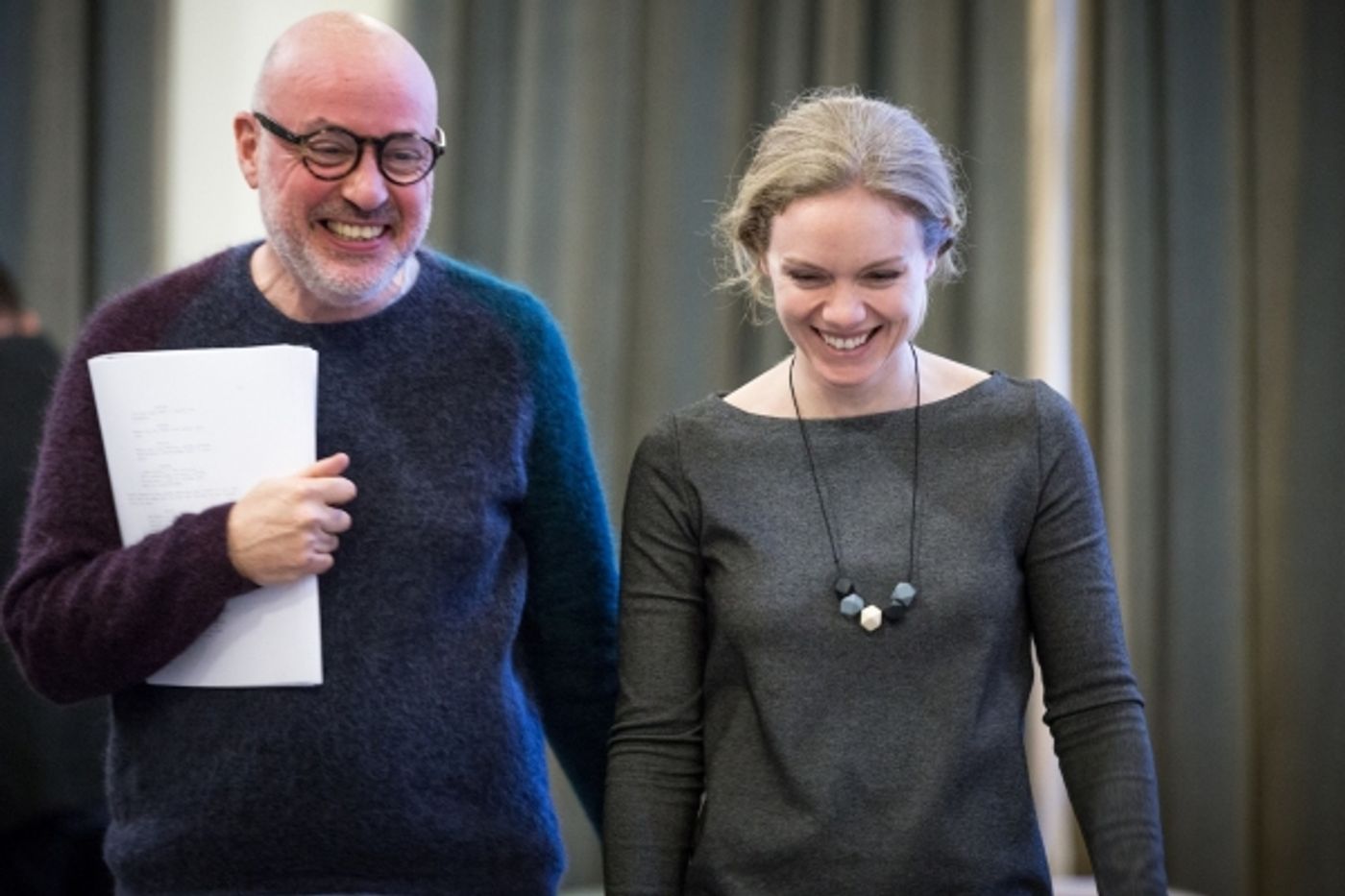 Photo Flash: Inside THE END OF LONGING Rehearsals with Matthew Perry, Jennifer Mudge & More  Image