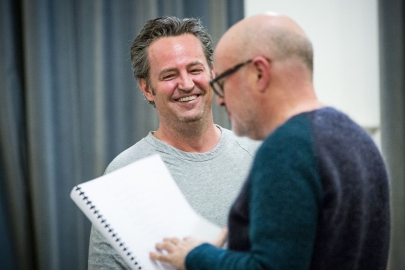 Photo Flash: Inside THE END OF LONGING Rehearsals with Matthew Perry, Jennifer Mudge & More  Image