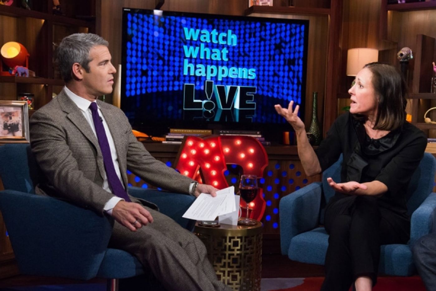 Photo Flash: Aaron Tveit, Laurie Metcalf Visit the Bravo Clubhouse  Image