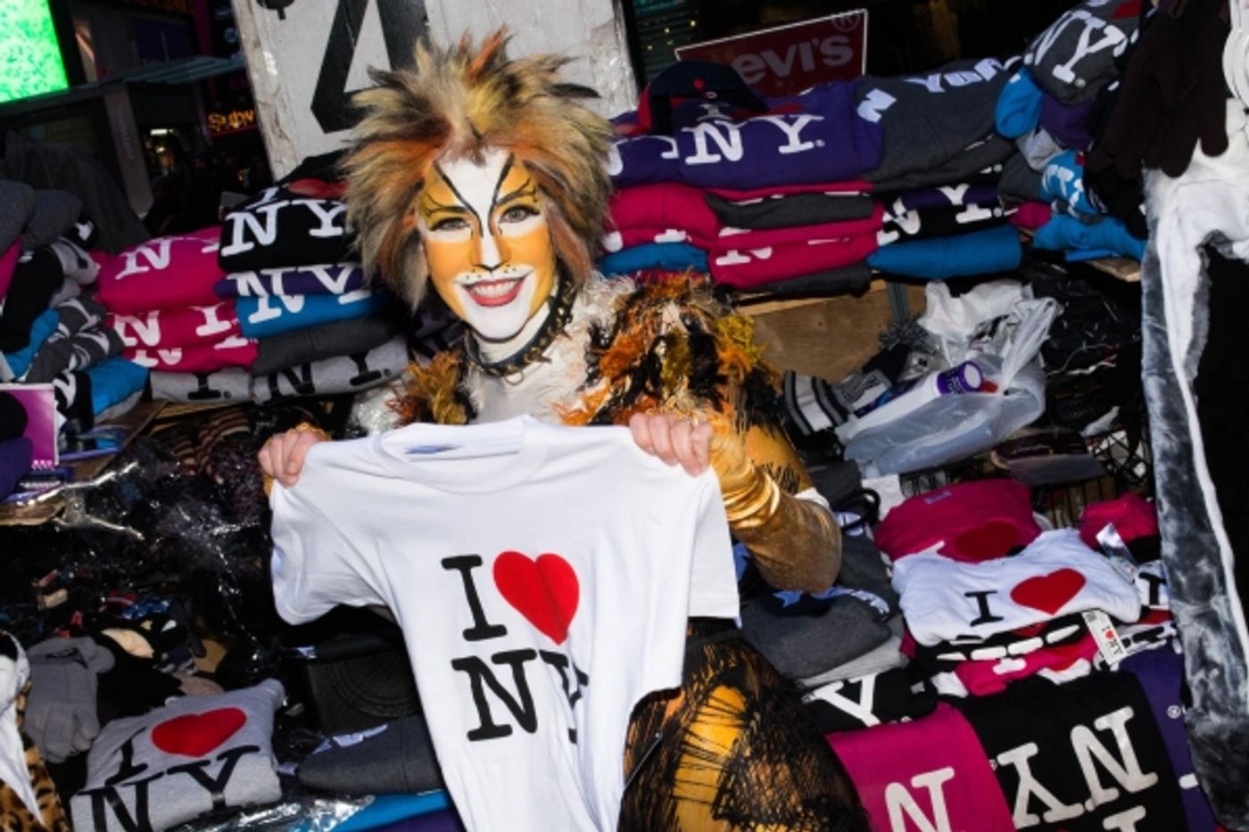 Photo Flash: Demeter Hits the Town in Celebration of CATS' Broadway Return Photo Flash: Demeter Hits the Town in Celebration of CATS' Broadway Return Image