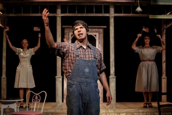 Ruby (Ellen Peters), B Flat (Aaron Mohs-Hale), Marcela (Neicie Packer) Photo