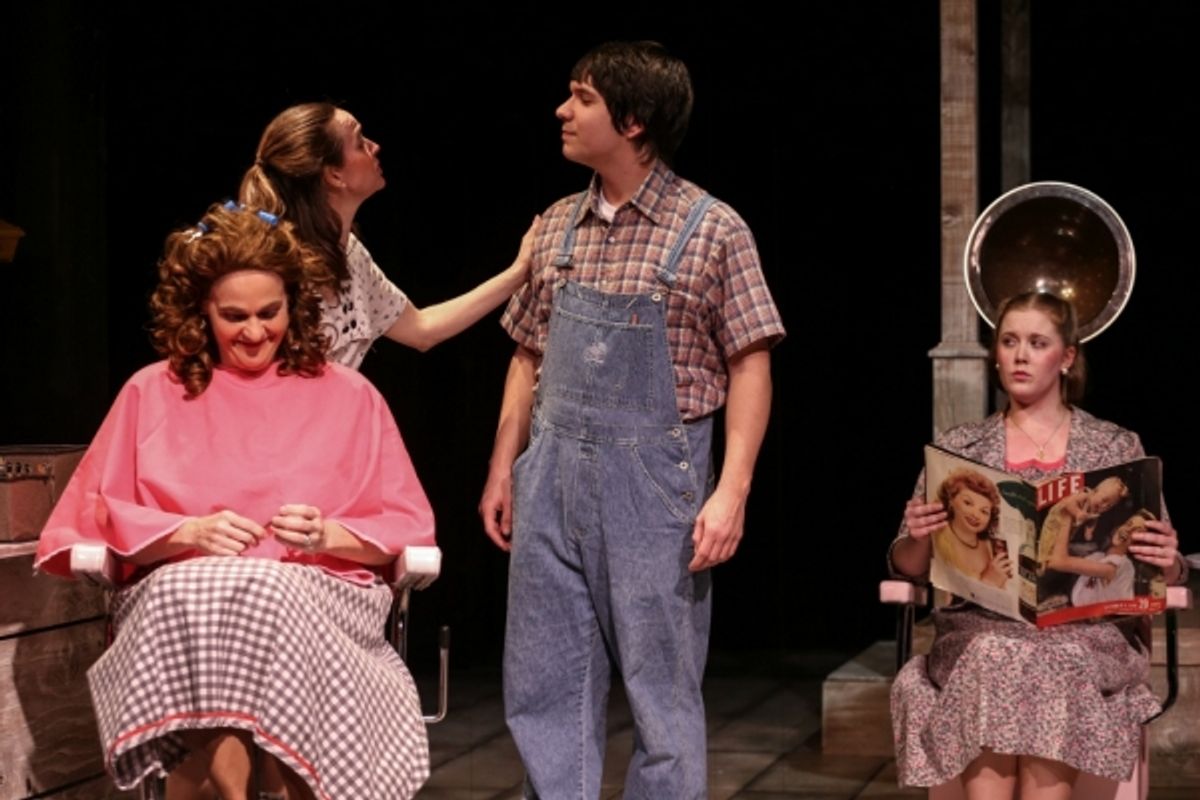 Marcela (Neicie Packer), Ruby (Ellen Peters), B Flat (Aaron Mohs-Hale), Jimmy Deeanne (Jill Heinecke) at 