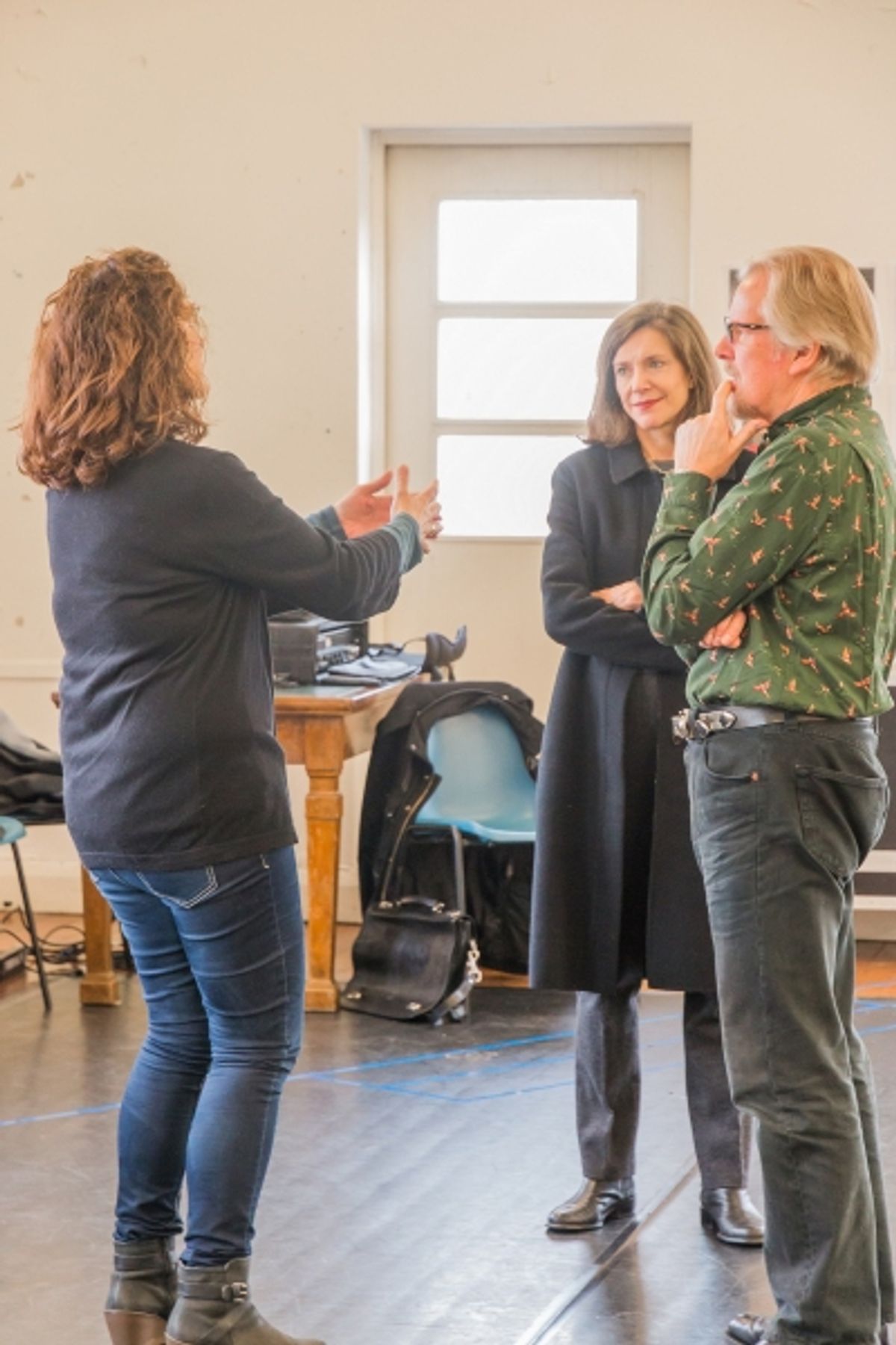 Rachel Kavanaugh, Belinda Lang and David Robb at 