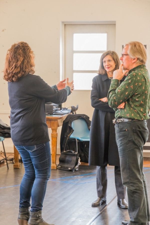 Rachel Kavanaugh, Belinda Lang and David Robb Photo