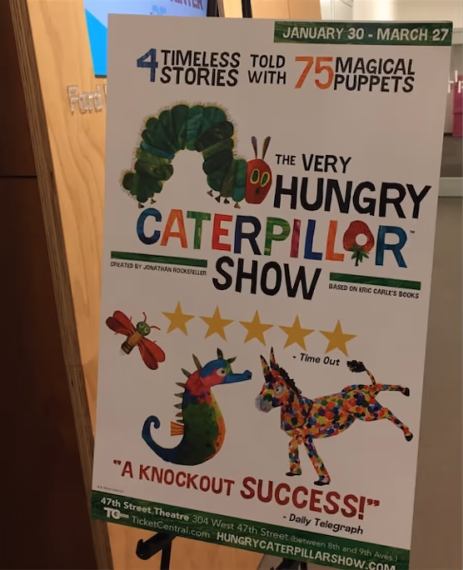 Photo Flash: Sneak Peek at THE VERY HUNGRY CATERPILLAR SHOW Off-Broadway Image