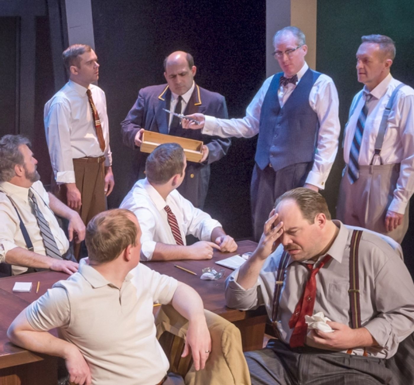 Photo Flash: First Look at 12 ANGRY MEN at DM Playhouse  Image