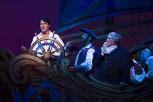 Eric Kunze as Prince Eric and Time Winters as Grimsby Photo