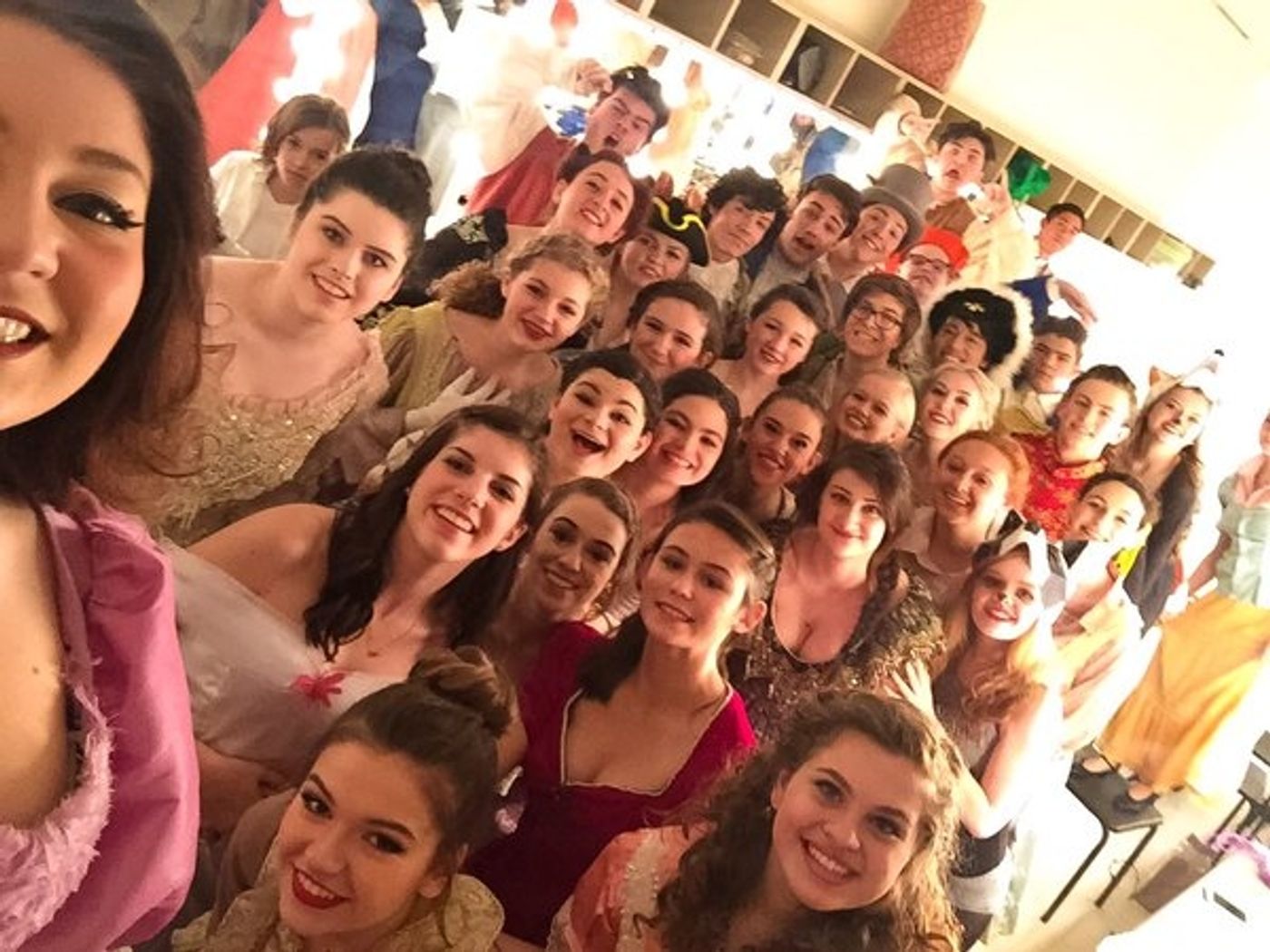 Photo Flash: Saturday Intermission Pics, 1/23- THE KING AND I Cast Dances in the Snow, Plus ON YOUR FEET, PIPPIN Tour, and More Photo Flash: Saturday Intermission Pics, 1/23- THE KING AND I Cast Dances in the Snow, Plus ON YOUR FEET, PIPPIN Tour, and More Image