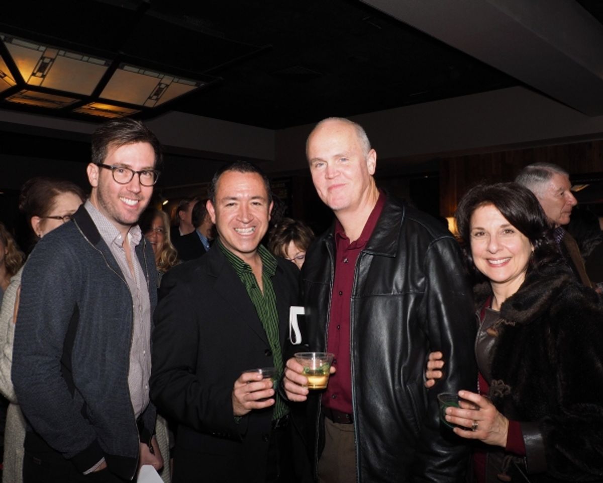 Steven Young, Steven Glaudini, John Glaudini, and Maria Cominis at 