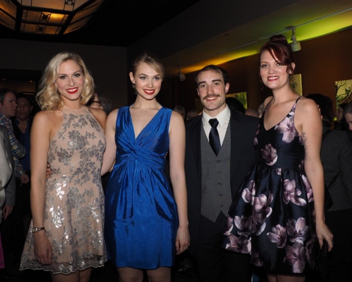 Stephanie Gibson, Charlotte Maltby, Cooper Stanton, and Katie McCoy at 