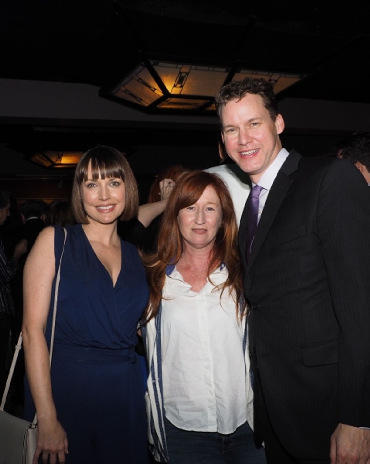 Julie Ann Emery, Vicki Lewis, and Kevin Earley at 